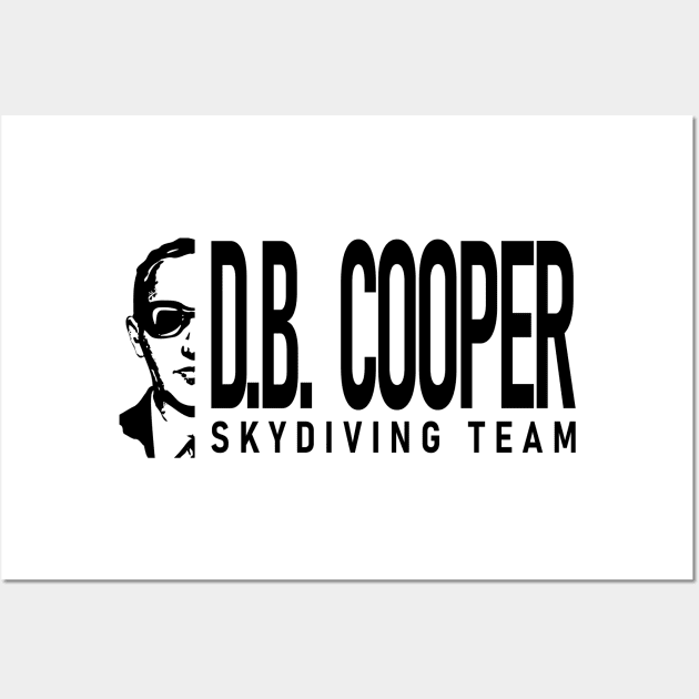 db cooper skydiving team Wall Art by Beadams